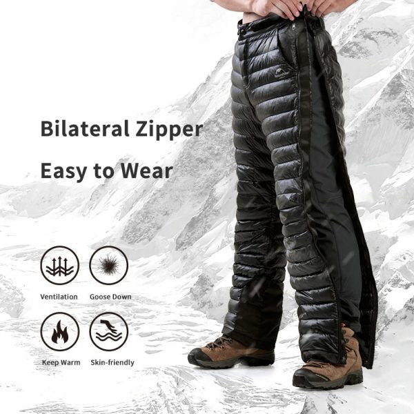 Oak & Coral | Premium Thermal Down Pants | Extreme Warmth & Waterproof | S-XL