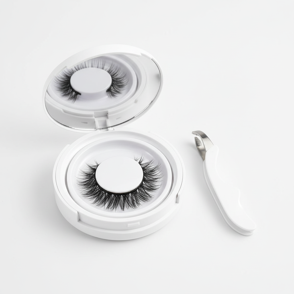 Oak & Coral | Professional Magnetic Eyelash Set | Glue-Free & Reusable | 3D Volume Effect | Includes Precision Applicator | Wind & Water Resistant | Hypoallergenic