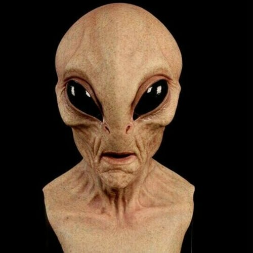 Oak & Coral | Realistic Alien Mask – Latex and Silicone Halloween Mask for Cosplay and Parties