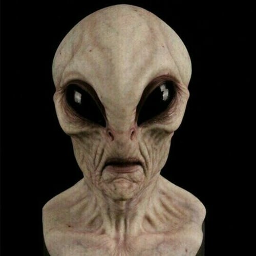 Oak & Coral | Realistic Alien Mask – Latex and Silicone Halloween Mask for Cosplay and Parties