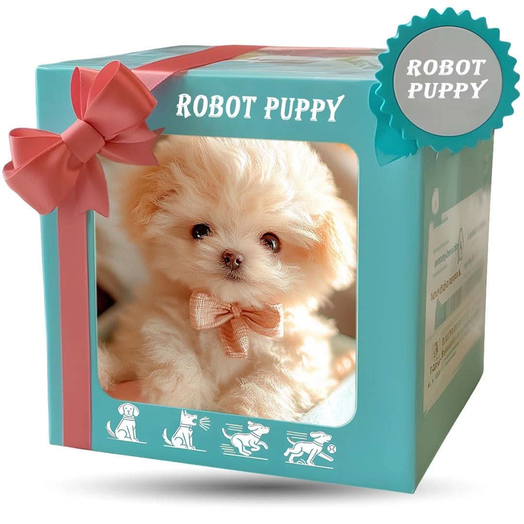 Oak & Coral | Realistic Dog for Kids that Responds to Touch