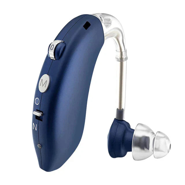 Oak & Coral | Rechargeable Hearing Aid with Universal Fit