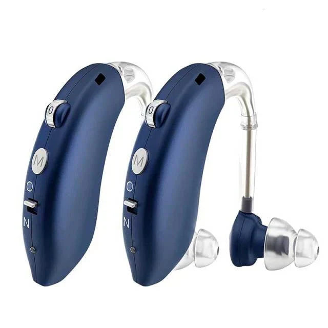 Oak & Coral | Rechargeable Hearing Aid with Universal Fit