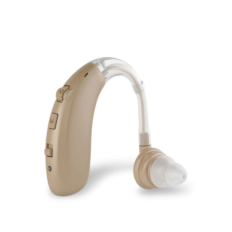 Oak & Coral | Rechargeable Hearing Aid with Universal Fit