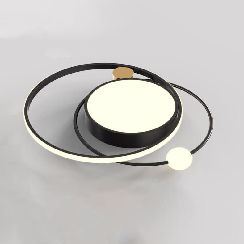 Oak & Coral | Round LED Ceiling Light | Nordic Minimal Design