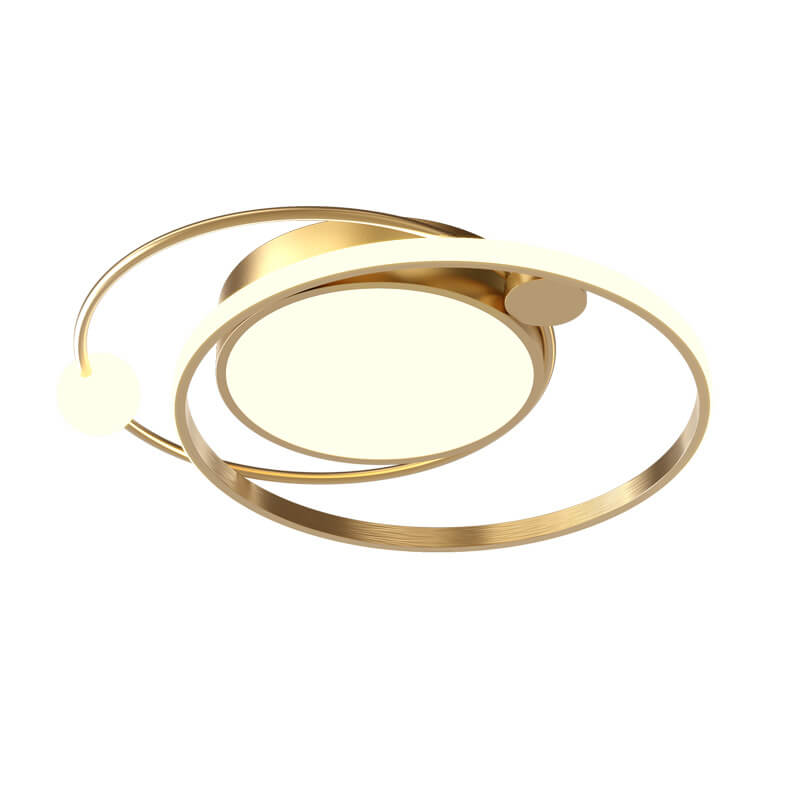Oak & Coral | Round LED Ceiling Light | Nordic Minimal Design