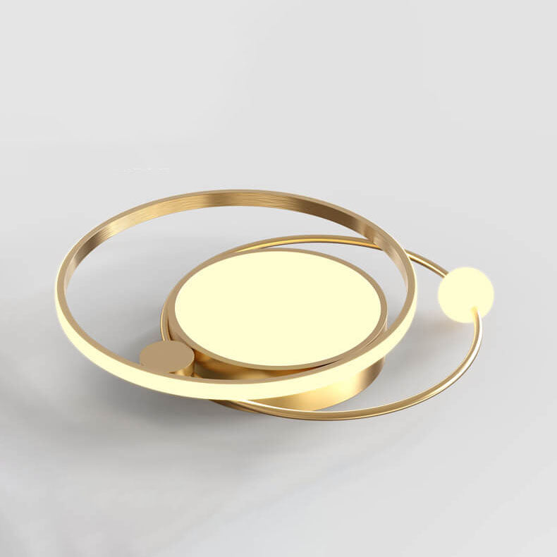Oak & Coral | Round LED Ceiling Light | Nordic Minimal Design