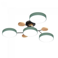 Oak & Coral | Modern Branching LED Ceiling Fixture | Nordic Design