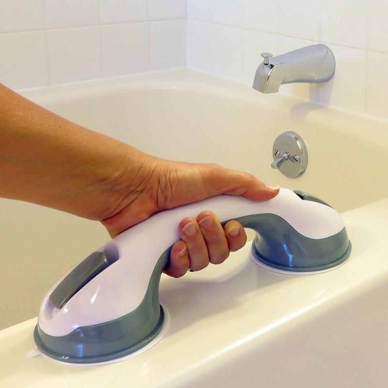 Oak & Coral | SecureGrip | Non-slip handrail for bath and shower