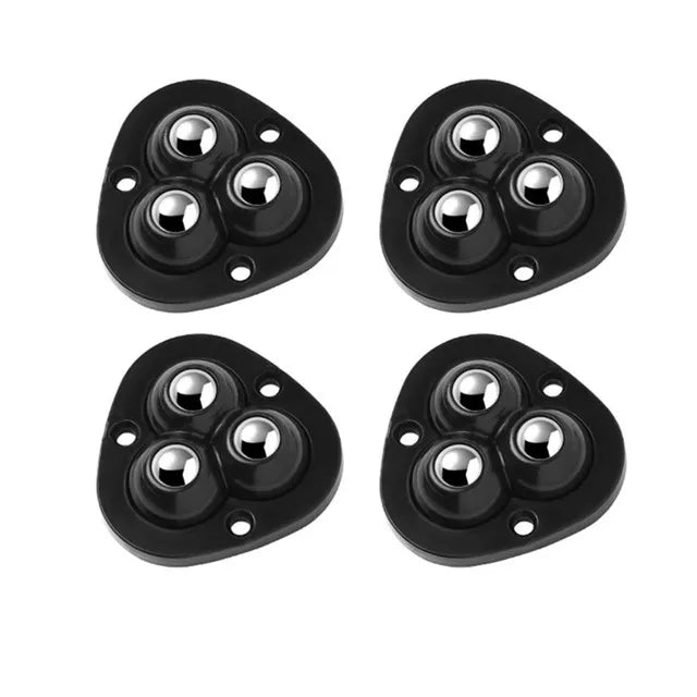 Oak & Coral | Self-adhesive fully swivel furniture moving wheels