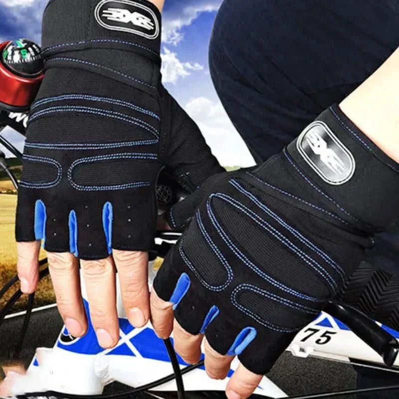 Oak & Coral | Shock-resistant training gloves with wrist support | For weight training, fitness & cycling