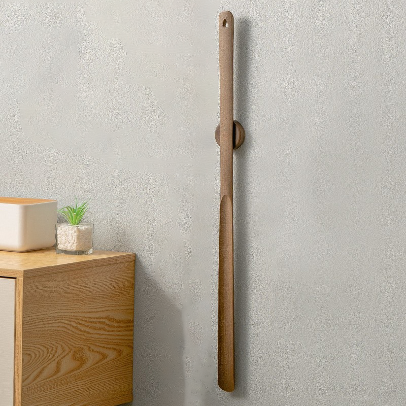 Oak & Coral | Shoe Horn 50 cm | Elegant and Practical | Solid Wood