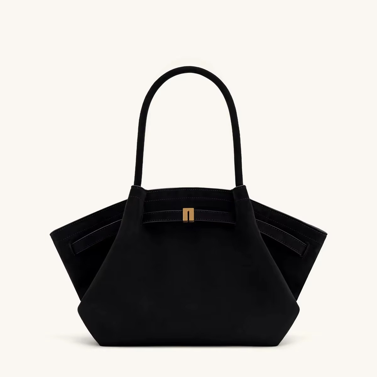 Oak & Coral | Shoulder Bag Hana Pattern Faux Suede Appearance and Large Capacity