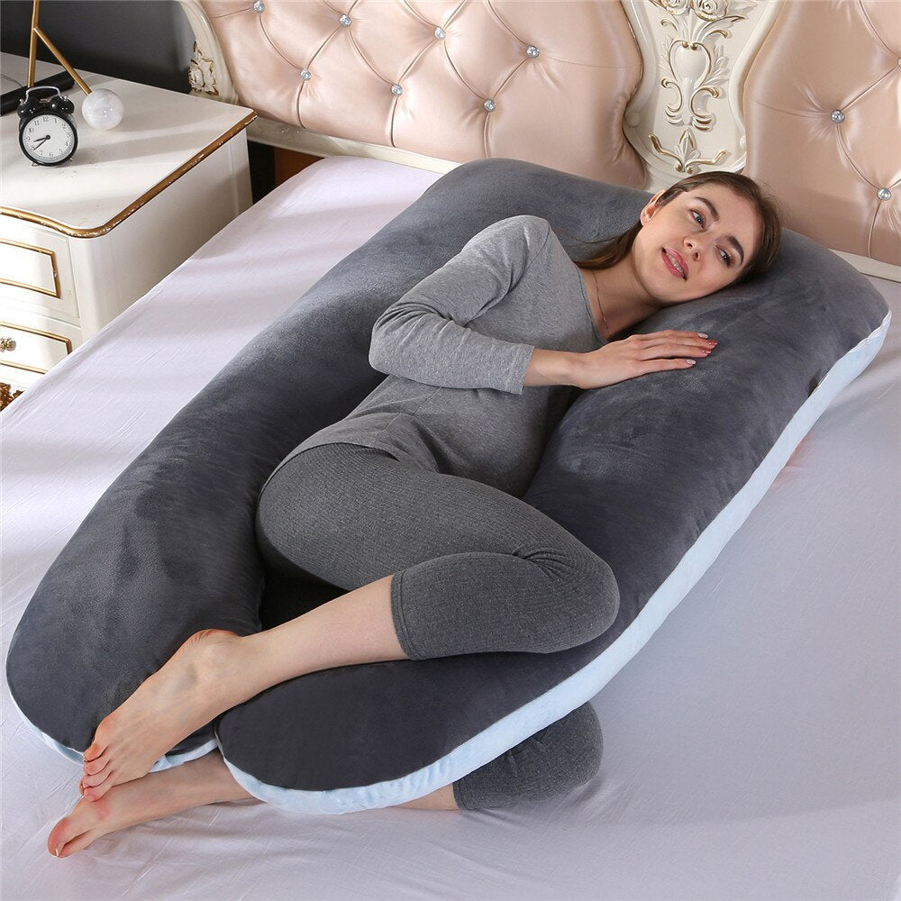 Oak & Coral | Side Sleeper Body Pillow | Ergonomic Full Body Support