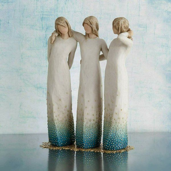 Oak & Coral | Sisters Figurine made of Resin