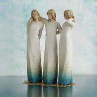 Oak & Coral | Sisters Figurine made of Resin