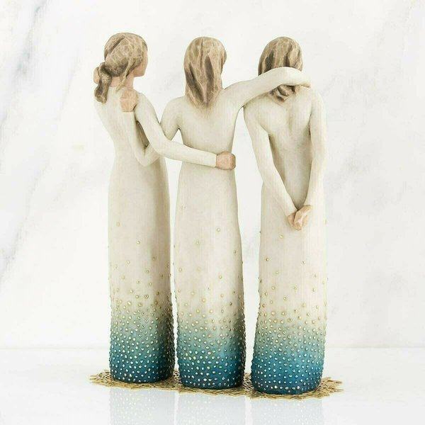 Oak & Coral | Sisters Figurine made of Resin