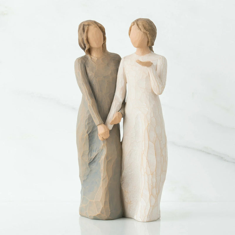 Oak & Coral | Sisters Figurine made of Resin