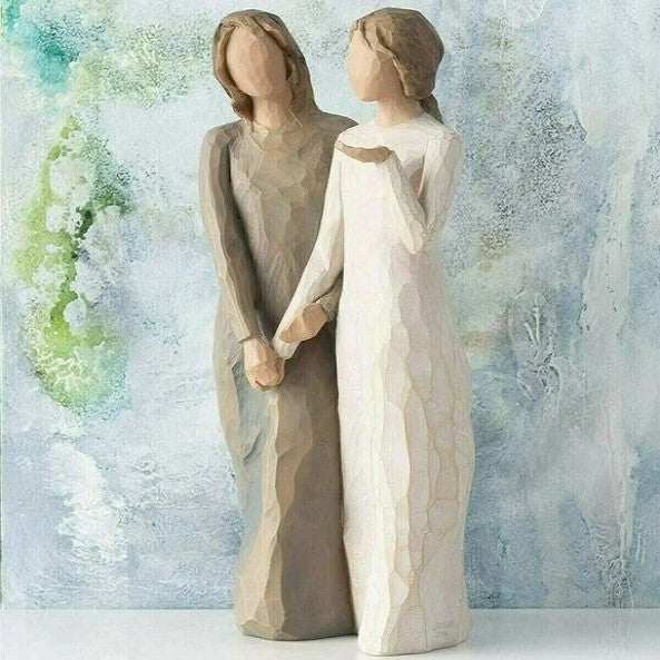 Oak & Coral | Sisters Figurine made of Resin