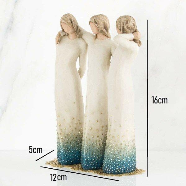 Oak & Coral | Sisters Figurine made of Resin