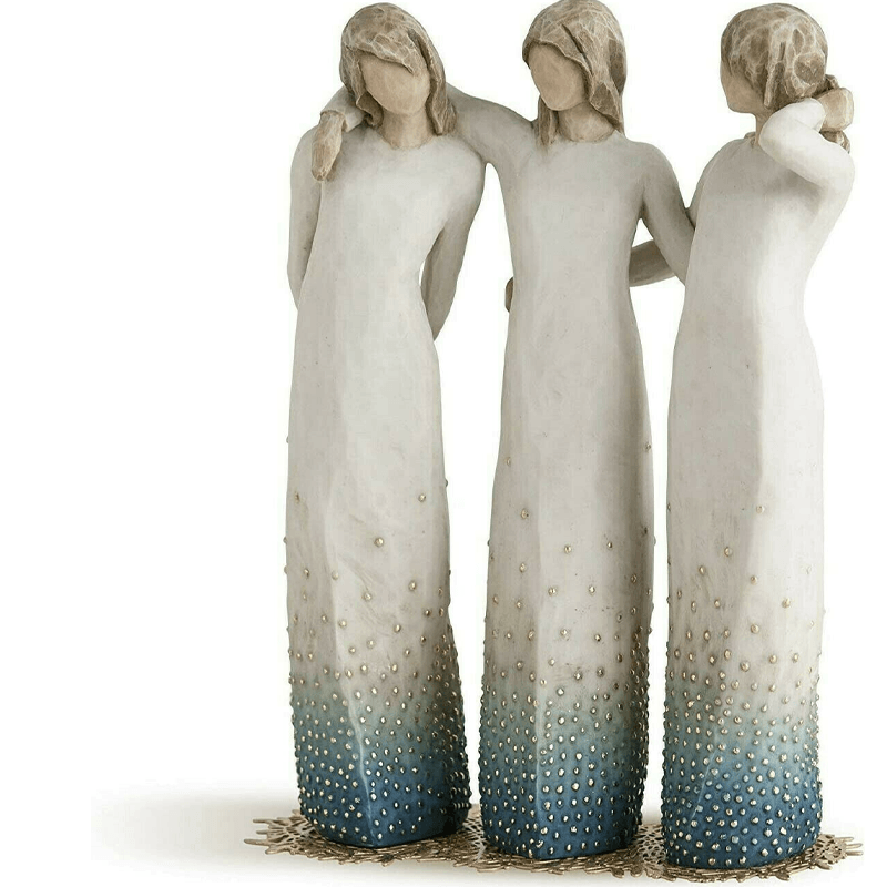 Oak & Coral | Sisters Figurine made of Resin