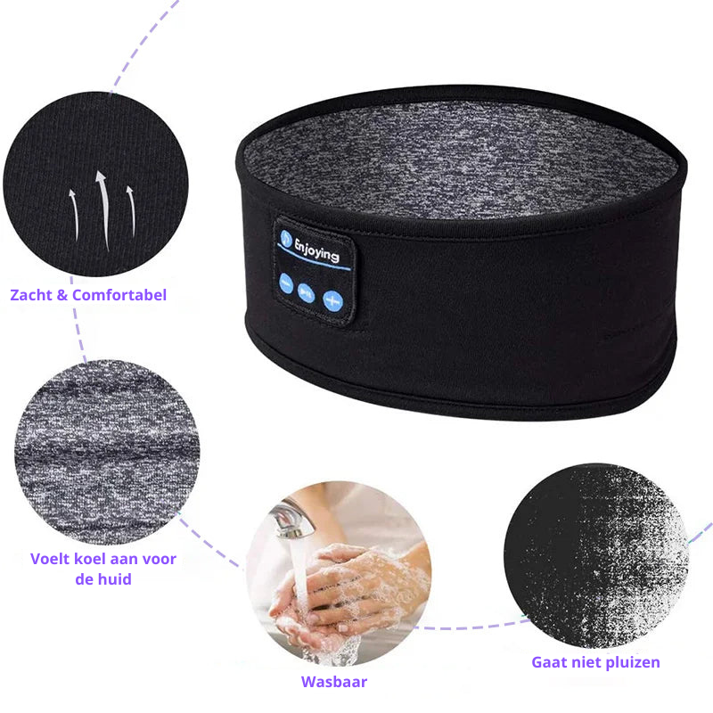 Oak & Coral | Sleep Headband with Wireless Bluetooth Headphones
