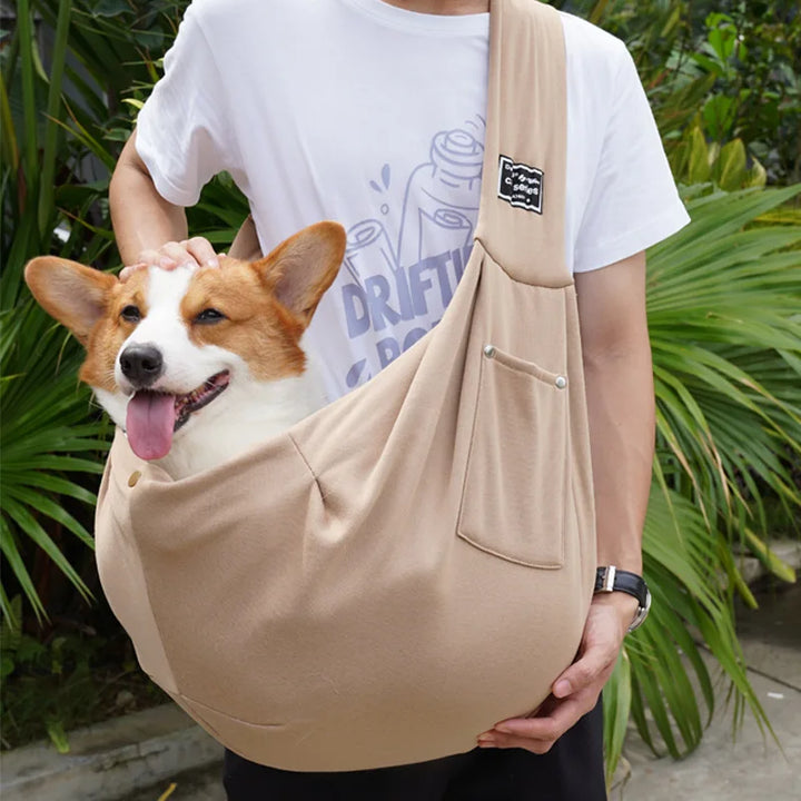 Oak & Coral | Sling Pet Carrier with Adjustable Strap