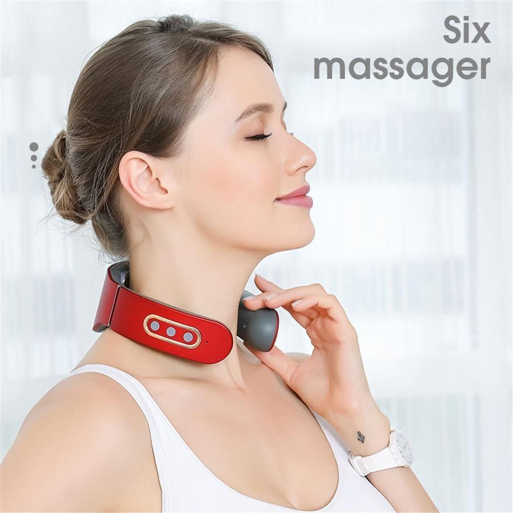 Oak & Coral | Smart 4D Neck and Shoulder Massager with Heat for Neck and Shoulder Relief