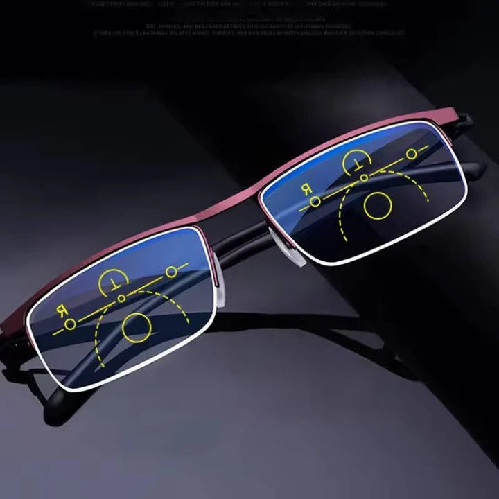 Oak & Coral | Smart Progressive Reading Glasses with Blue Light & UV Protection