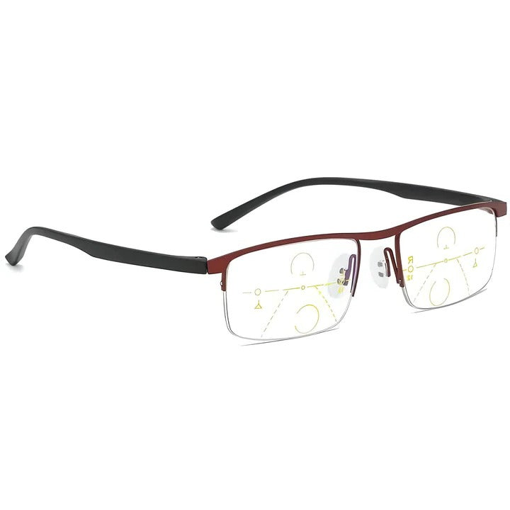 Oak & Coral | Smart Progressive Reading Glasses with Blue Light & UV Protection