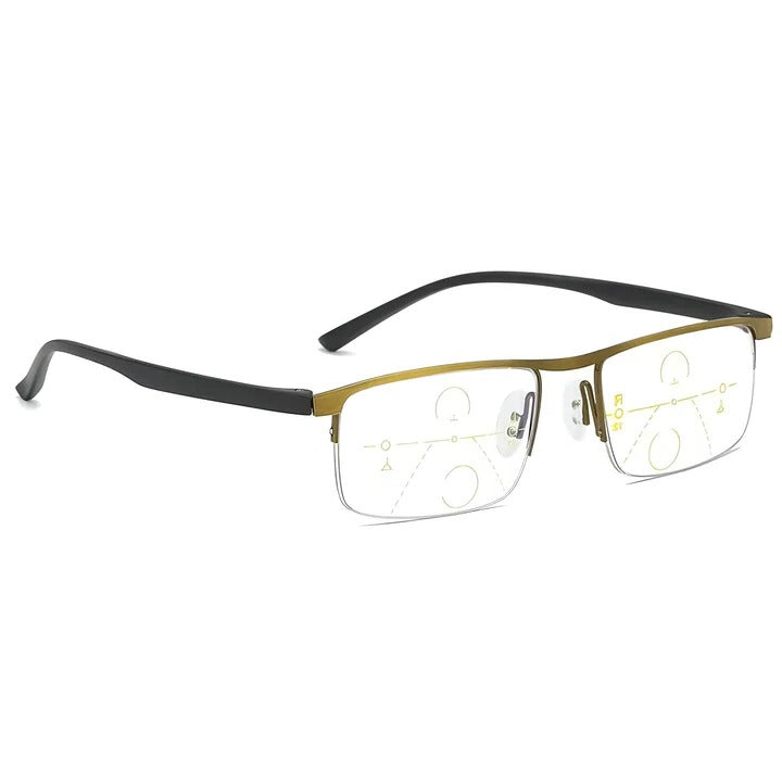 Oak & Coral | Smart Progressive Reading Glasses with Blue Light & UV Protection