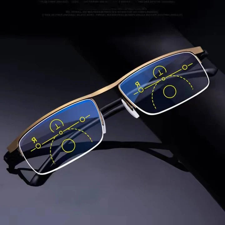 Oak & Coral | Smart Progressive Reading Glasses with Blue Light & UV Protection