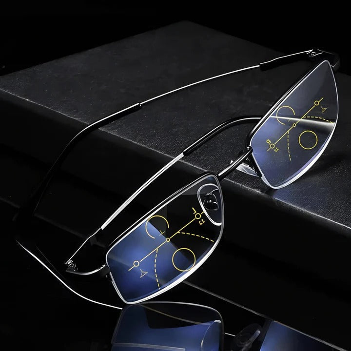 Oak & Coral | Smart Progressive Reading Glasses with Blue Light & UV Protection