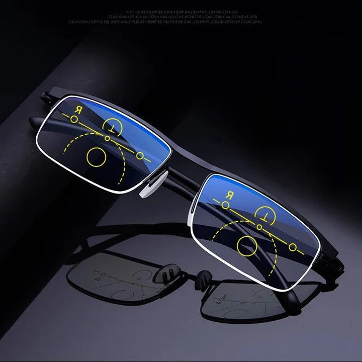 Oak & Coral | Smart Progressive Reading Glasses with Blue Light & UV Protection