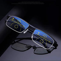 Oak & Coral | Progressive Smart Glasses w/ Blue Light & UV Defense