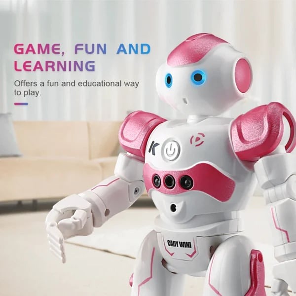 Oak & Coral | Smart Robot Toy for Kids | ThinkBot Interactive Learning Robot | Gesture Control | Dancing & Talking | Rechargeable