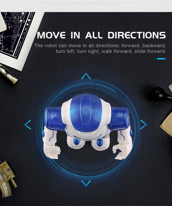 Oak & Coral | Smart Robot Toy for Kids | ThinkBot Interactive Learning Robot | Gesture Control | Dancing & Talking | Rechargeable