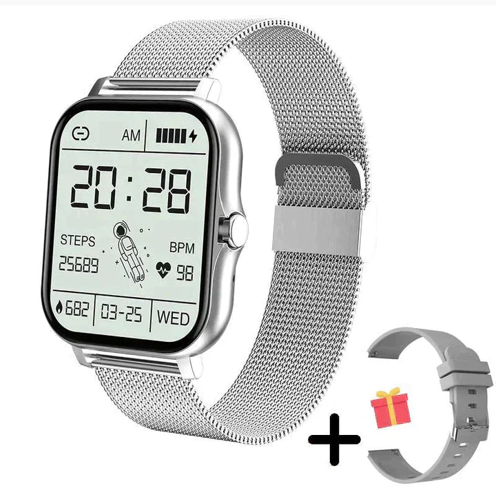 Oak & Coral | Smart Watch Fitness Tracker with Bluetooth Calling