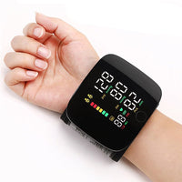 Oak & Coral | Wrist BP Monitor - Portable, Rechargeable with Voice Alerts