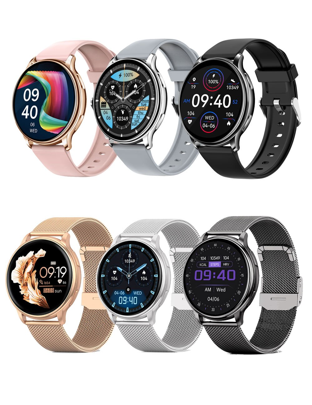 Oak & Coral | SmartPulse Watch – Premium Smartwatch with Advanced Health Tracking and Stylish Design