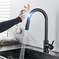 Oak & Coral | Smart Kitchen Faucet with Touch Control & Pull-Down