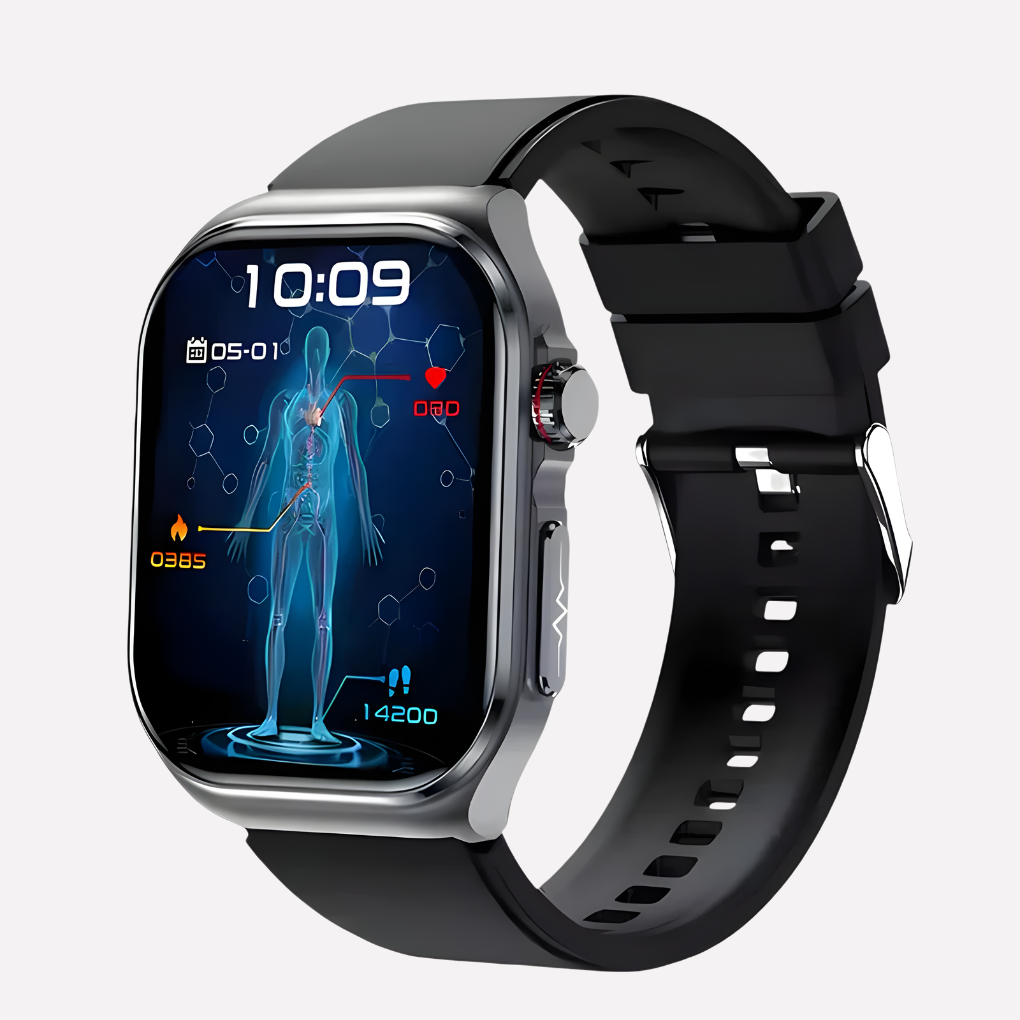 Oak & Coral | Smartwatch with Health Monitoring and Water Resistance
