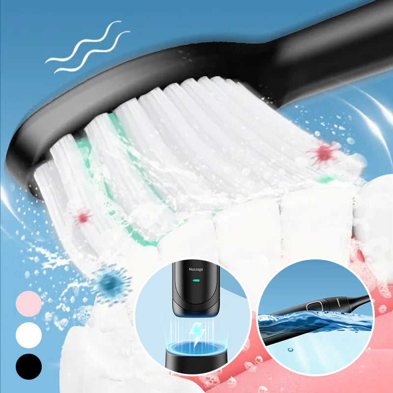 Oak & Coral | Sonic Electric Toothbrush | 6 Modes & IPX7 Waterproof | White, Black, Pink