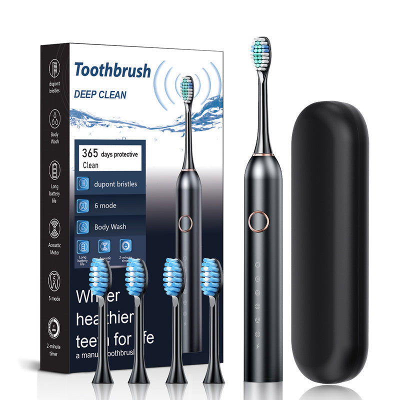 Oak & Coral | Sonic Electric Toothbrush | 6 Modes & IPX7 Waterproof | White, Black, Pink