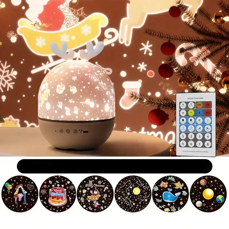Oak & Coral | Star Projector - Magical Starry Sky & Soothing Music