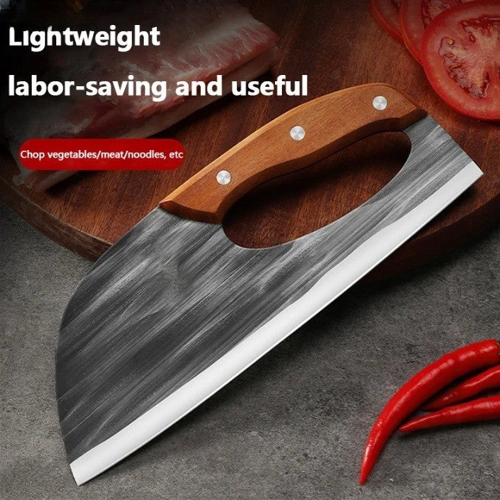 Oak & Coral | Steel Supreme Precision Forged Kitchen Knife