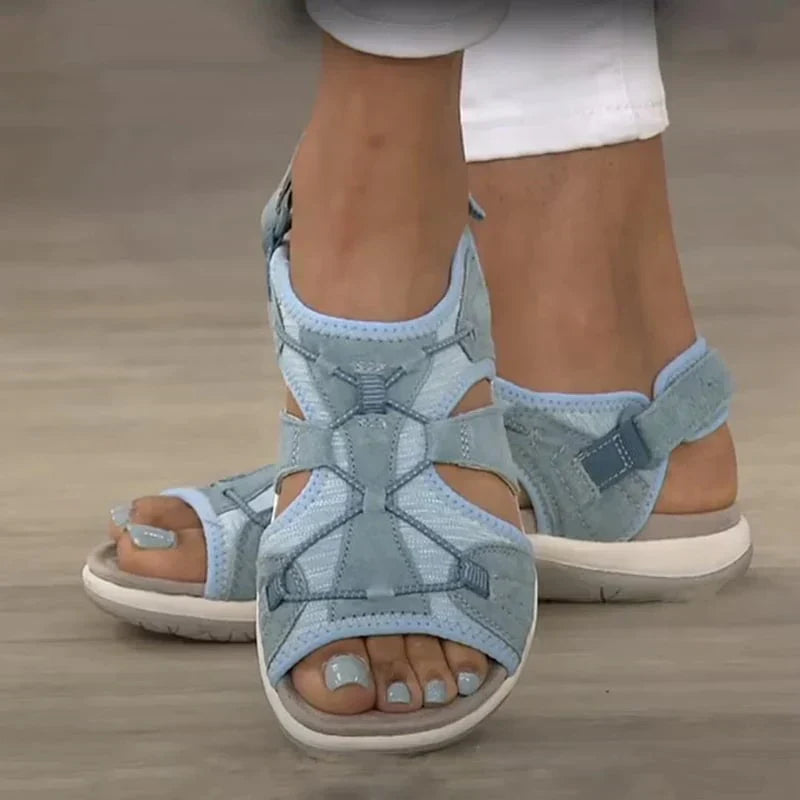 Oak & Coral - Supportive and Soft Adjustable Orthopedic Sandals for Women