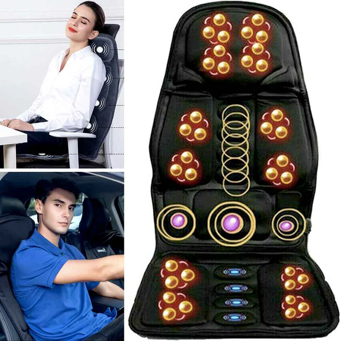 Oak & Coral | The Premium Massage Chair with Heated Back and Neck Cushion