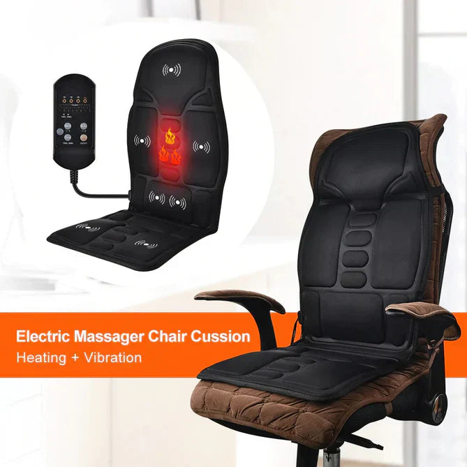 Oak & Coral | The Premium Massage Chair with Heated Back and Neck Cushion