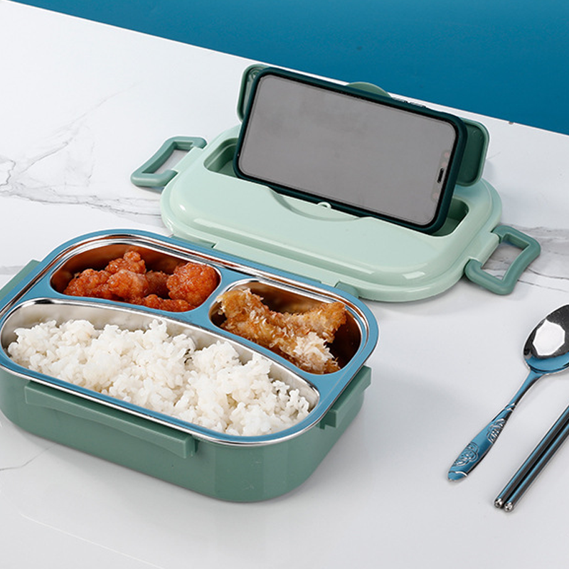 Oak & Coral | Thermal Bento Lunchbox with Compartments